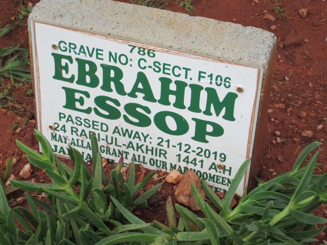 ESSOP Ebrahim -2019