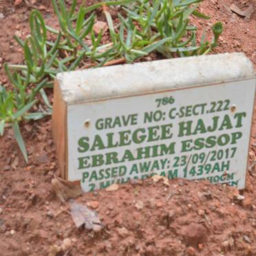 ESSOP Salegee Hajat Ebrahim -2017