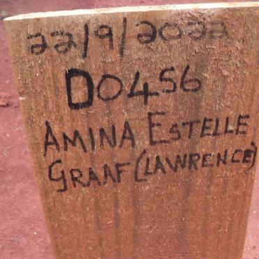 GRAAF Amina Estelle nee LAWRENCE -2022