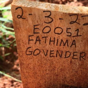 GOVENDER Fathima -2022