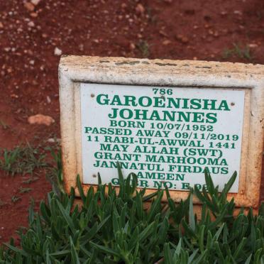 GAROENISHA Johannes 1952-2019