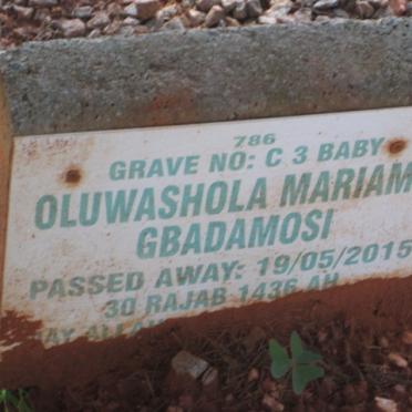 GBADAMOSI Oluwashola Mariamu -2015