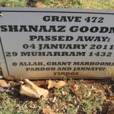 GOODMAN Shanaaz -2011