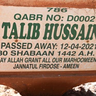 HUSSAIN Talib -2021