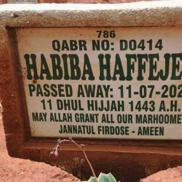 HAFFEJEE Habiba -2022