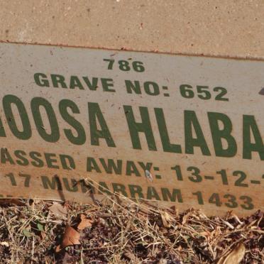 HLABANE Moosa --2011