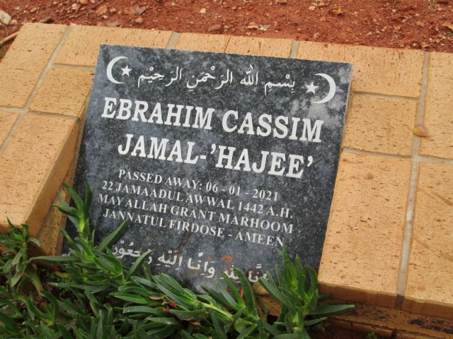 JAMAL Ebraham Cassim -2021