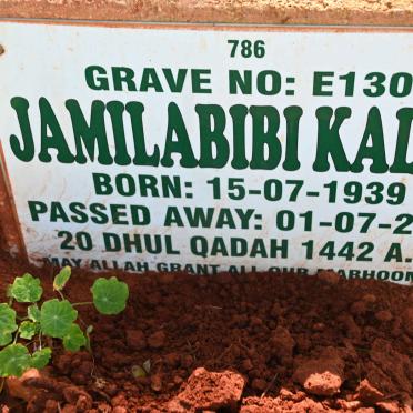 KALOO Jamilabibi 1939-2021