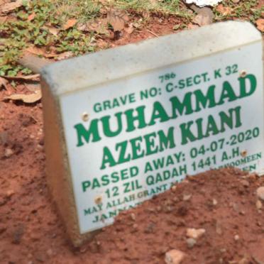 KIANI Muhammad Azeem -2020