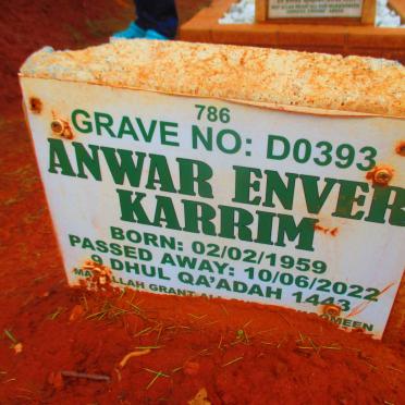 KARRIM Anwar Enver 1959-2022