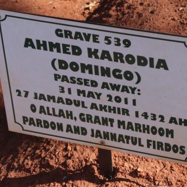 KARODIA Ahmed -2011