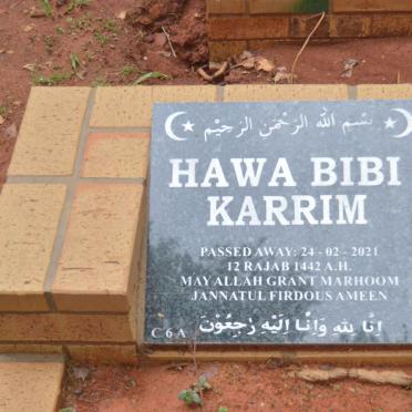 KARRIM Hawa Bibi -2021