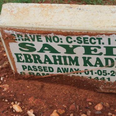 KADER Sayed Ebrahim -2020