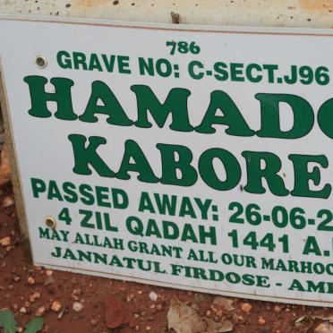 KABORE Hamado -2020