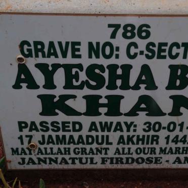 KHAN Ayesha Bibi -2021