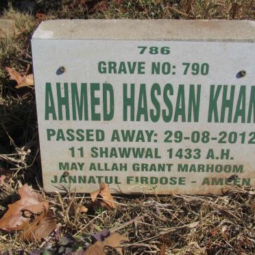 KHAN Ahmed Hassan -2012