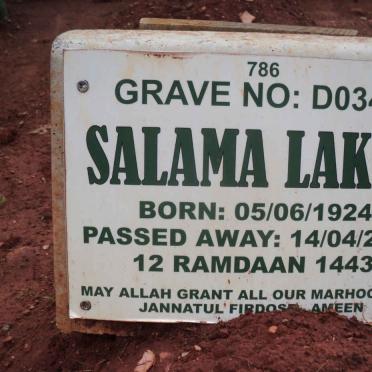 LAKHI Salama 1924-2022