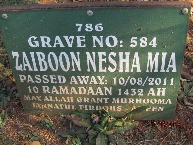 MIA Zaiboon Nesha -2011