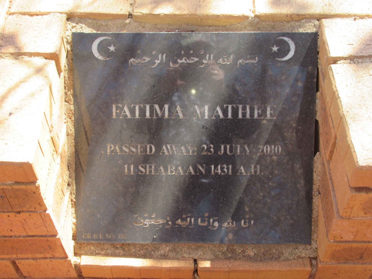 MATHEE Fatima -2010