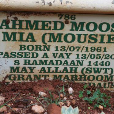 MIA Ahmed Moosa 1961-2019