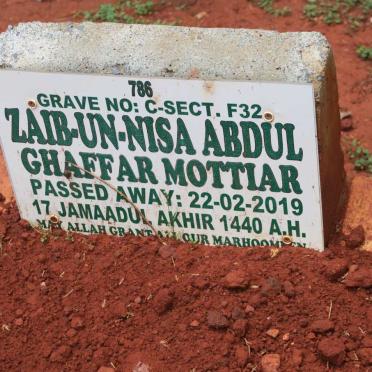 MOTTIAR Zaib-Un-Nisa Abdul Ghaffar -2019