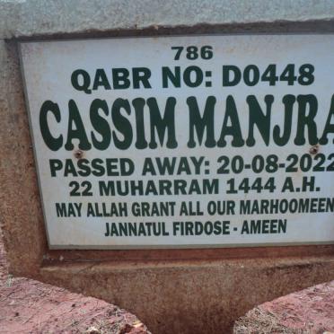 MANJRA Cassim -2022