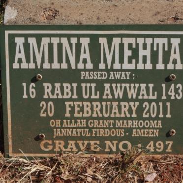 MEHTAR Amina -2011