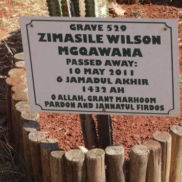 MGQAWANA Zimasile Wilson -2011