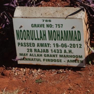 MOHAMMAD Noorullah -2012