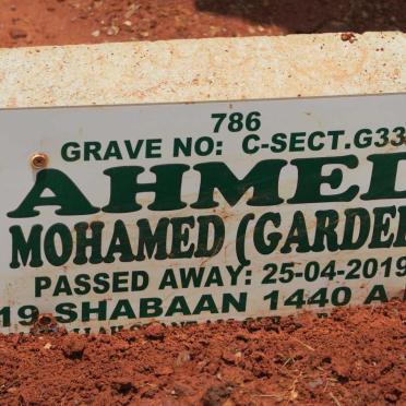 MOHAMED Ahmed -2019