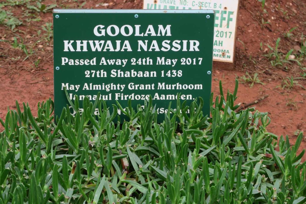 NASSIR Goolam Khwaja -2017