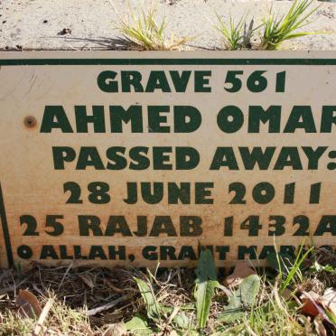 OMAR Ahmed -2011