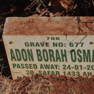 OSMAN Adon Borah -2012