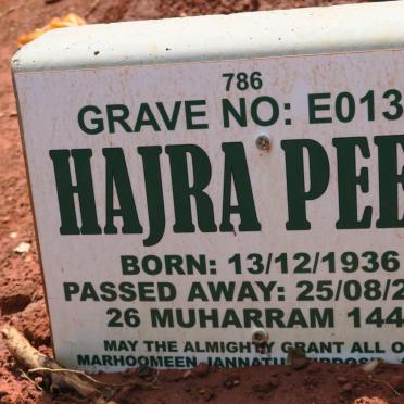 PEER Hajra 1936-2022