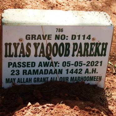 PAREKH Ilyas Yaqoob -2021