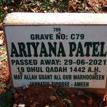 PATEL Ariyana -2021