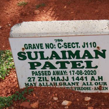 PATEL Sulaiman  -2020