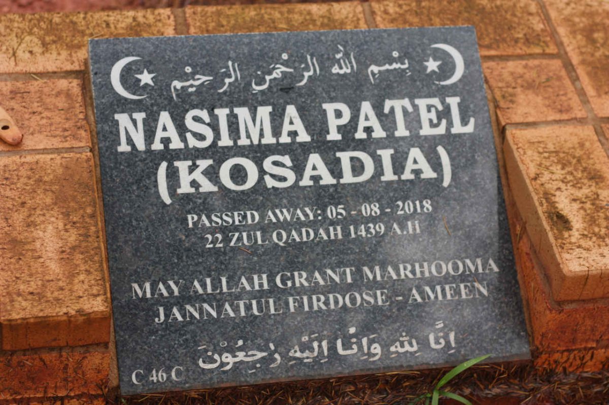PATEL Nasima nee KOSADIA -2018