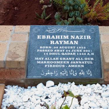 RAYMAN Ebrahim Nazir 1955-2021