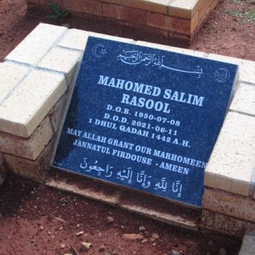 RASOOL Mahomed Salim 1950-2021