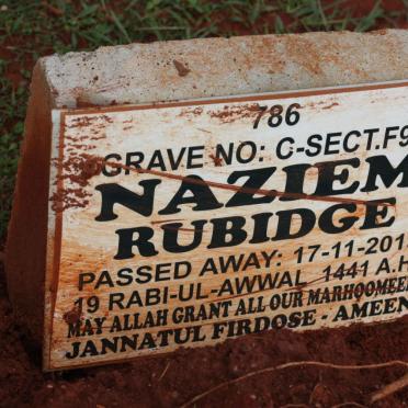 RUBIDGE Naziem -2019