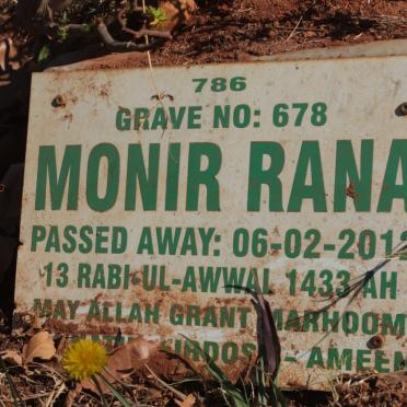 RANA Monir -2012