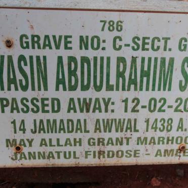 SAID Yasin Abdulrahim -2017