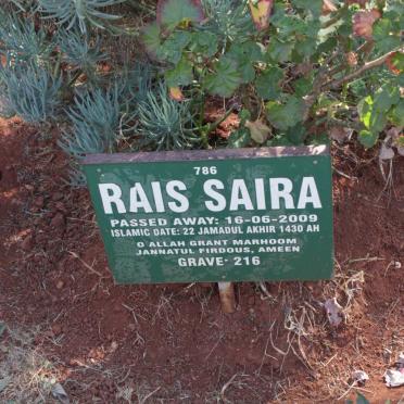 SAIRA Rais -2009