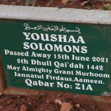SOLOMONS Youshaa -2021