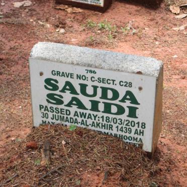 SAIDI Sauda -2018