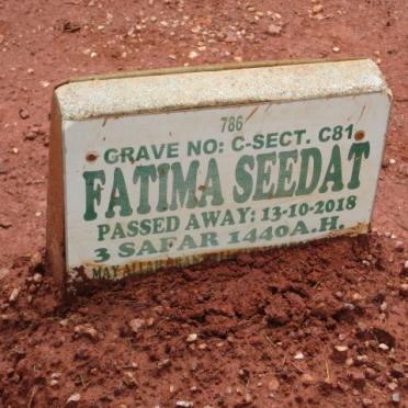 SEEDAT Fatima -2018