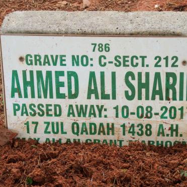 SHARIF Ahmed Ali -2017