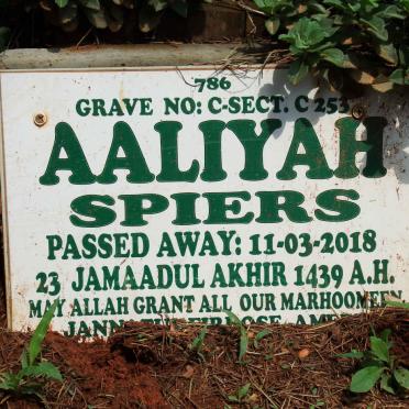 SPIERS Aaliyah -2018