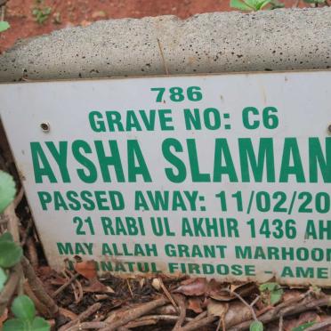 SLAMANG Aysha -2015